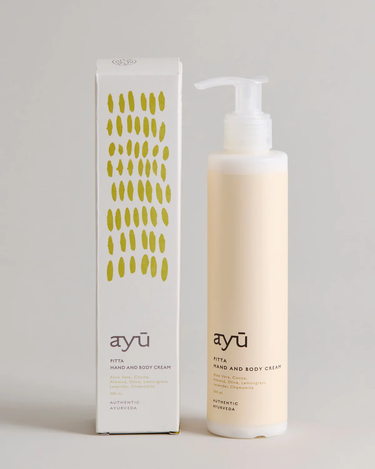 Ayu Håndcreme & Bodycreme - Pitta, 200ml- Fugt og blødhed til hænder og krop