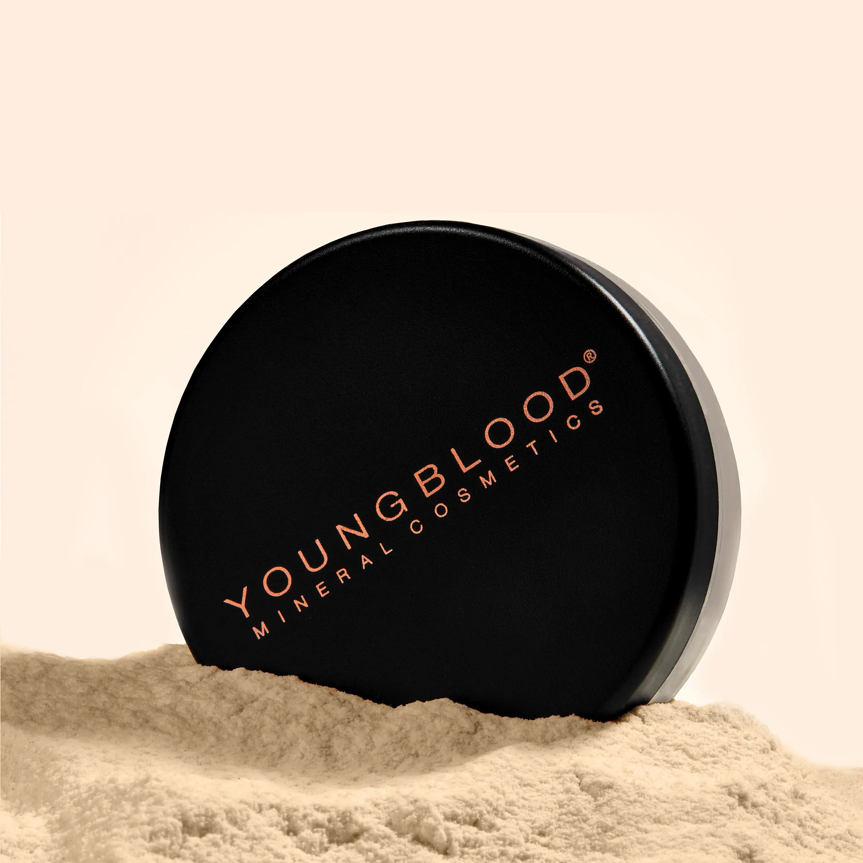 YOUNGBLOOD – Soft Beige Loose Mineral Foundation (Lightest shade, warm undertone) - Image 3