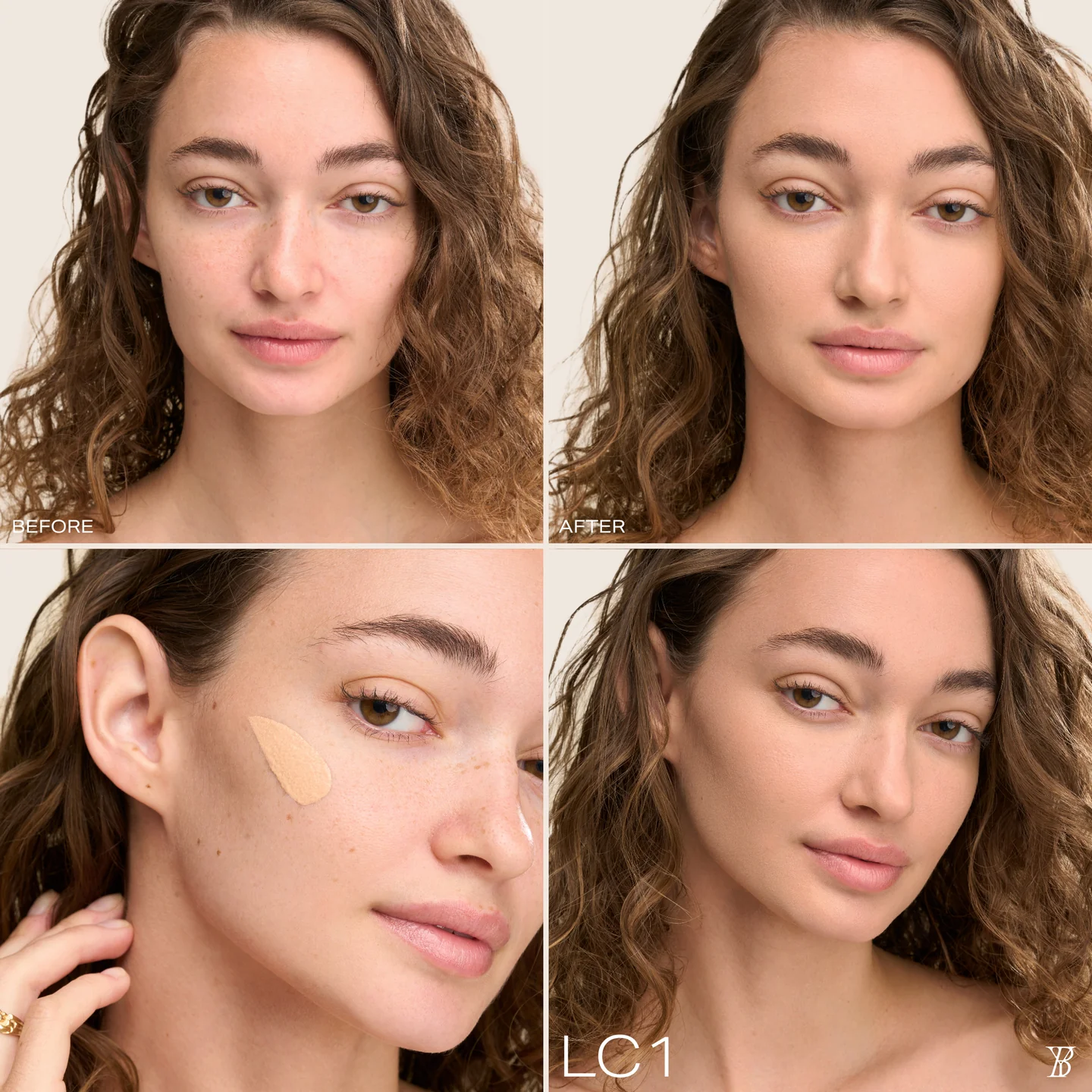 Youngblood LC1 Beyondblur Perfecting Foundation(Very light cool with peach undertones) - Image 5
