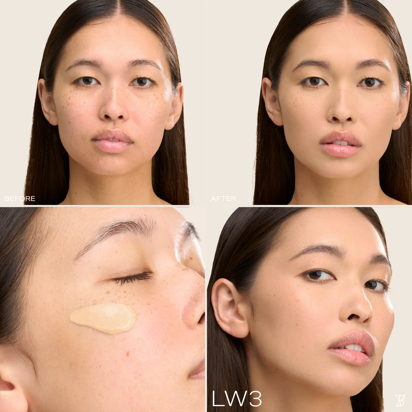 Youngblood LW3 Beyondblur Perfecting Foundation(Light warm with golden olive undertones) - Image 4