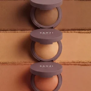 Sanzi SILKY BAKED POWDER & BRONZER 5W Warm Terracotta
