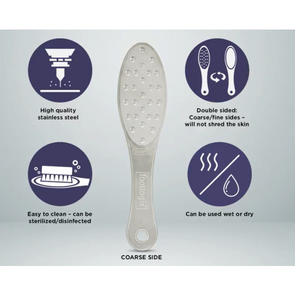 Footlogix Double-Sided Stainless Steel File - Image 3